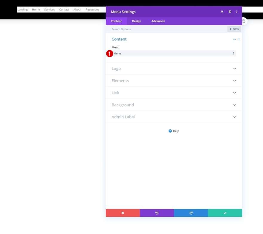 intercambiar encabezado divi