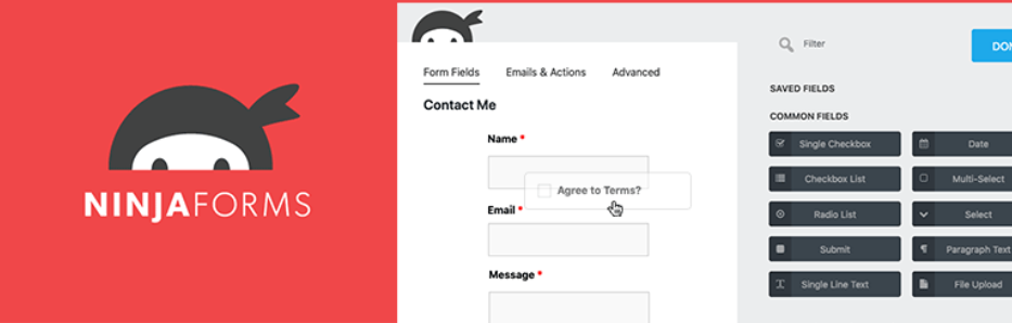 NinjaFormsプラグイン。