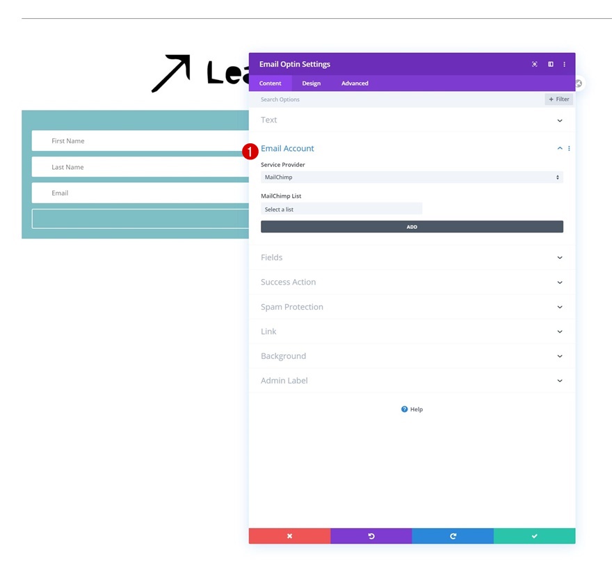 最小限のヘッダーフッターコンボ