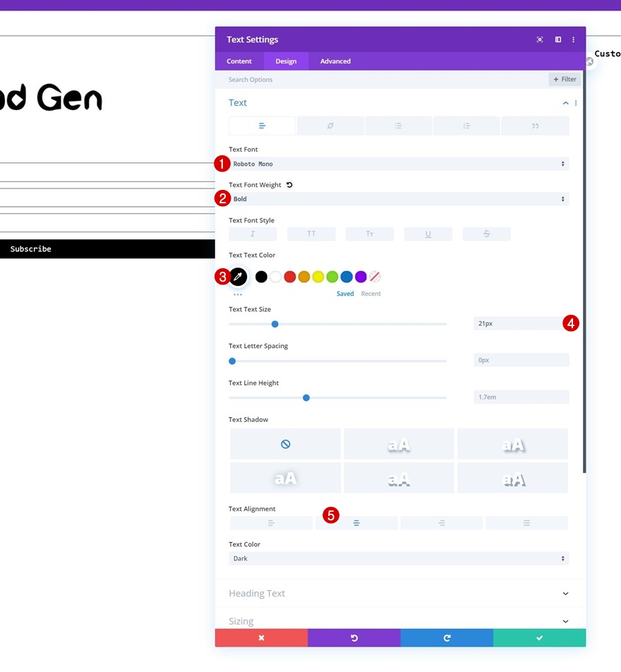 最小限のヘッダーフッターコンボ
