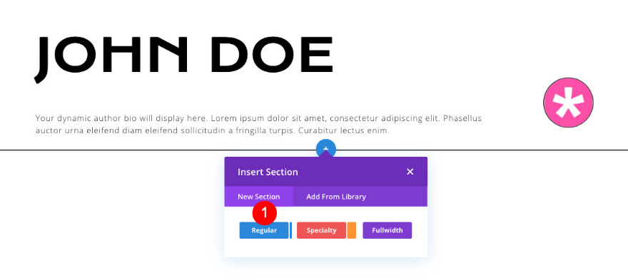 著者ページテンプレート