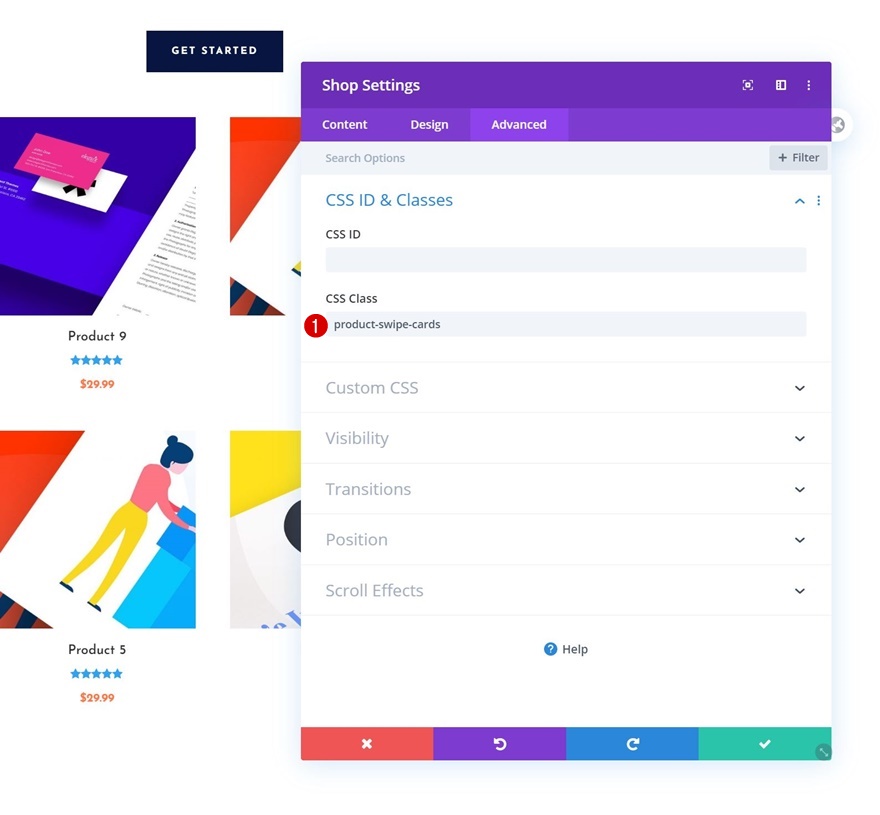 carduri de glisare a produsului