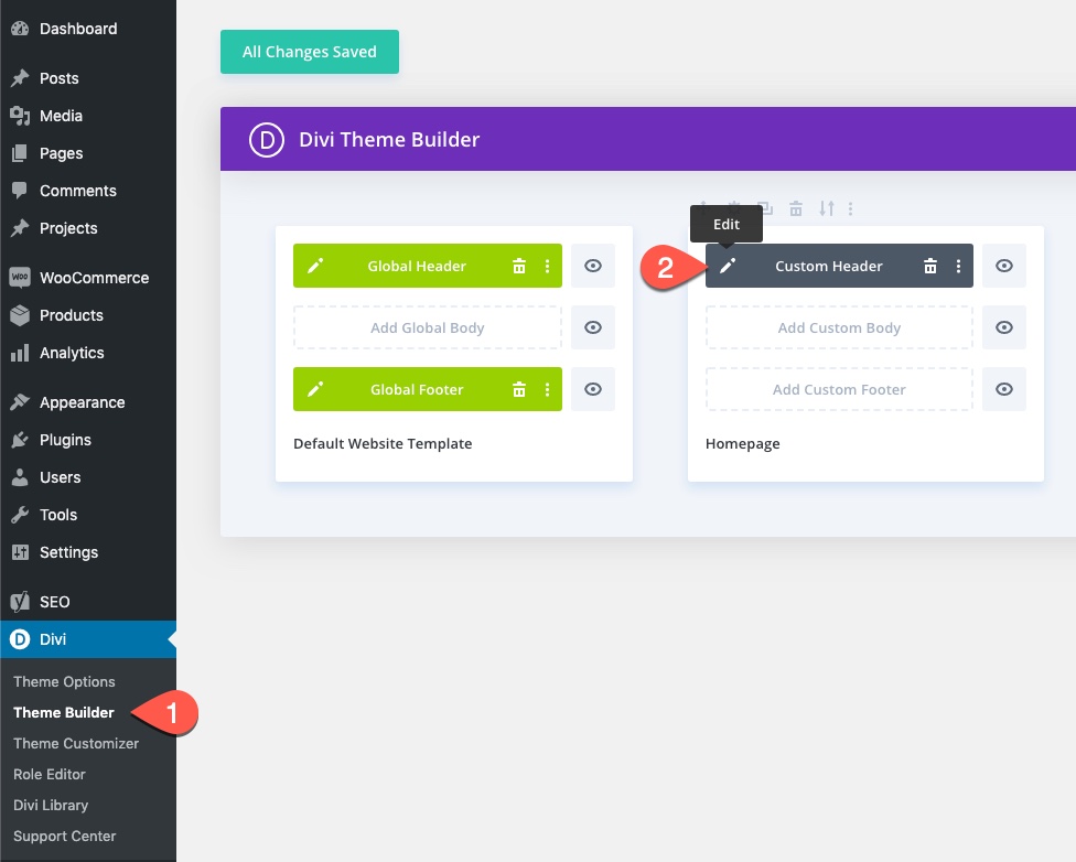 caseta de notificare divi