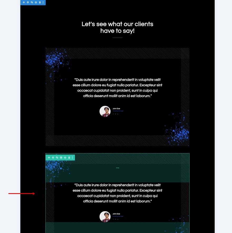 mărturie de mișcare