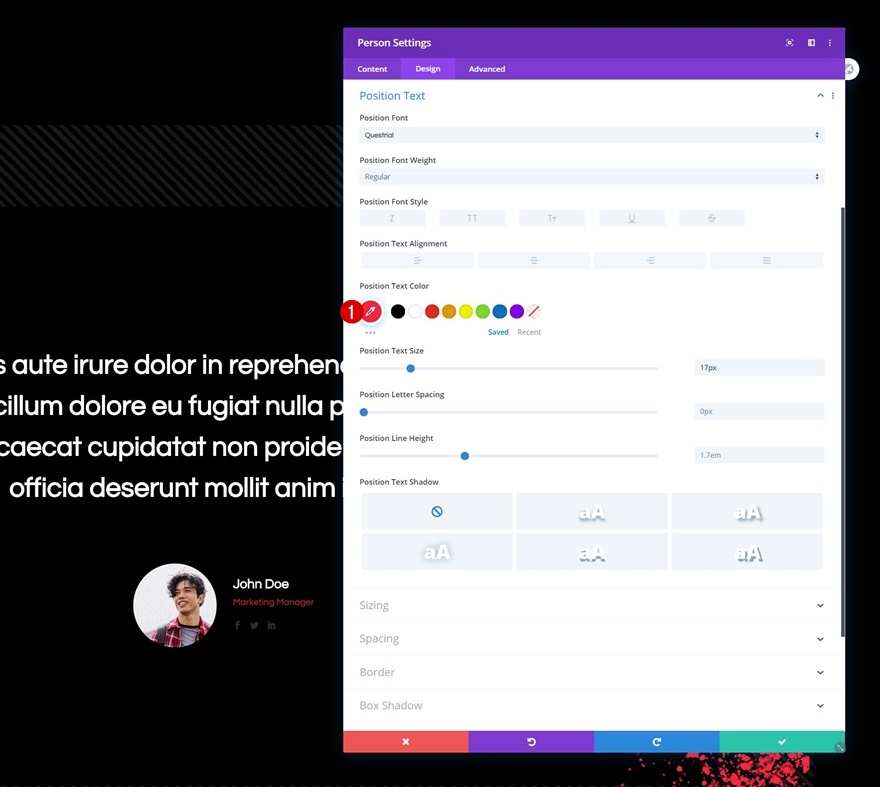 mărturie de mișcare