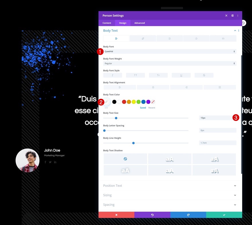 mărturie de mișcare