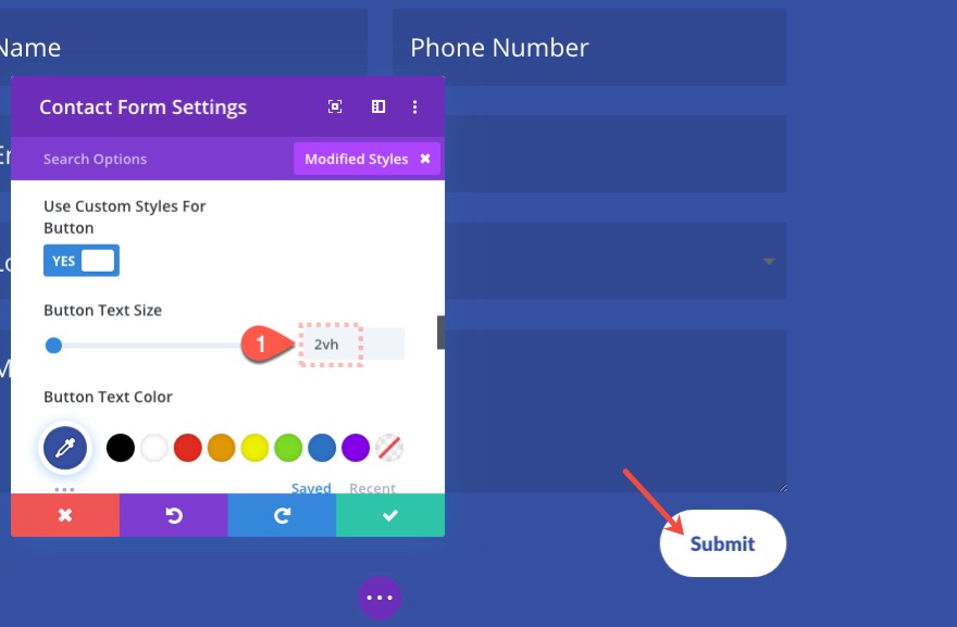 フルスクリーンお問い合わせフォーム