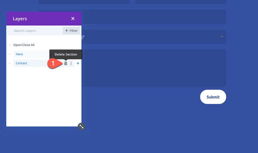 フルスクリーンお問い合わせフォーム