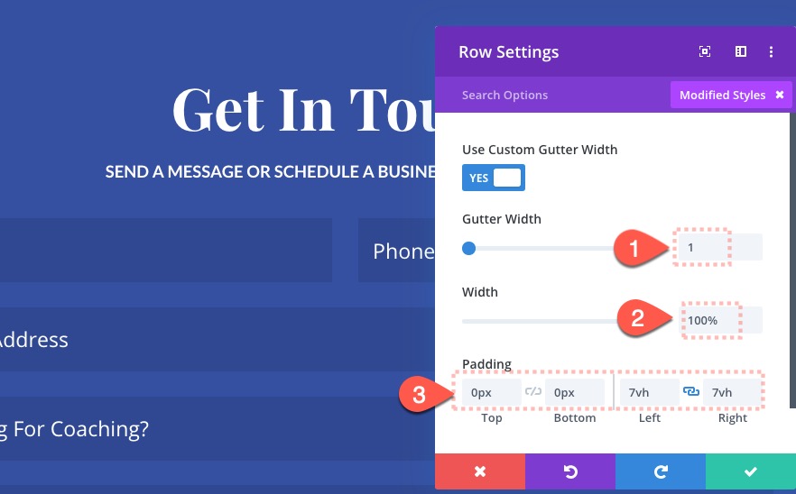 フルスクリーンお問い合わせフォーム