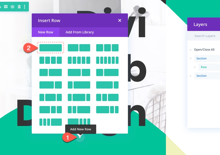 帶有自定義切換的全分屏佈局