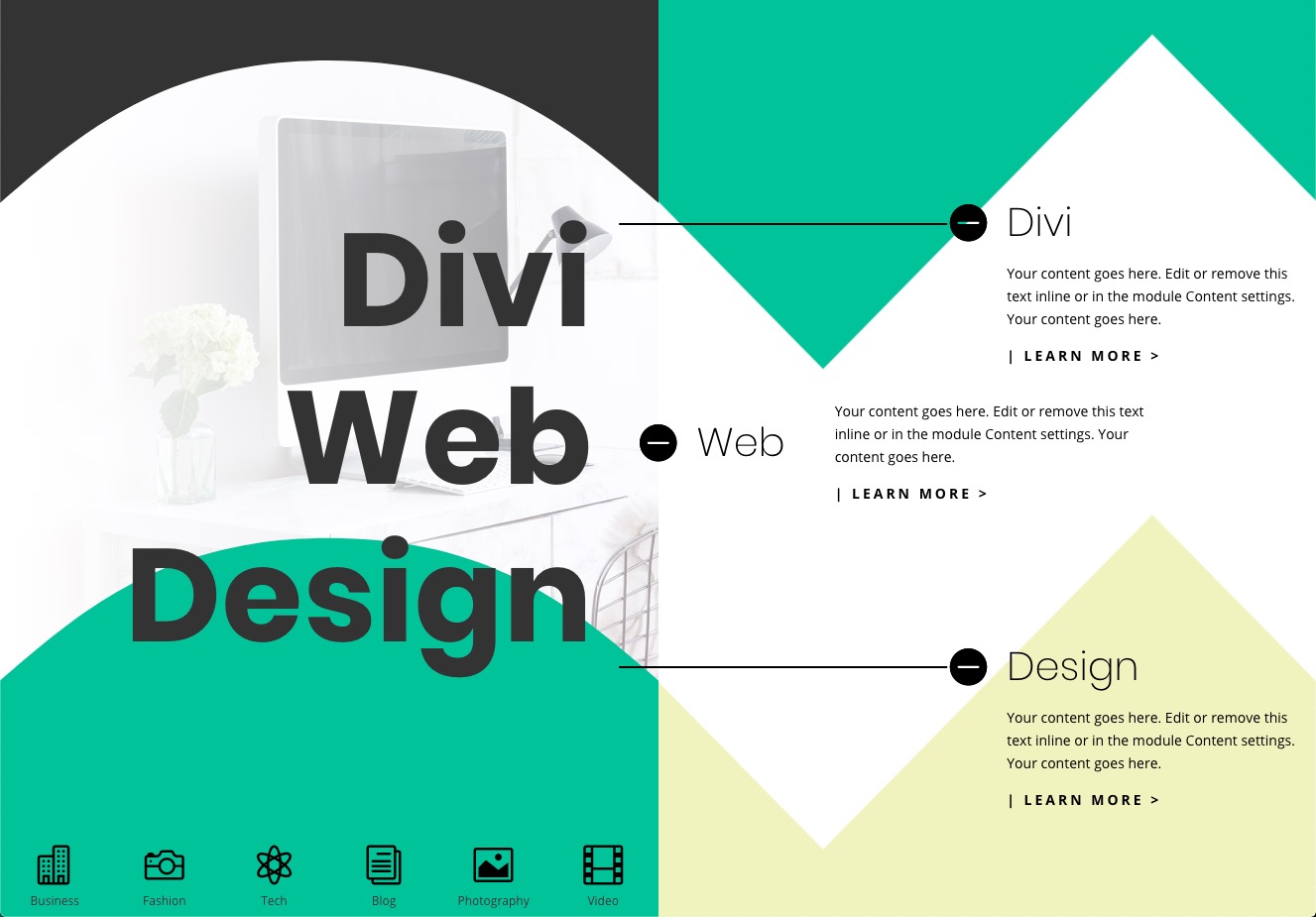 帶有自定義切換的全分屏佈局
