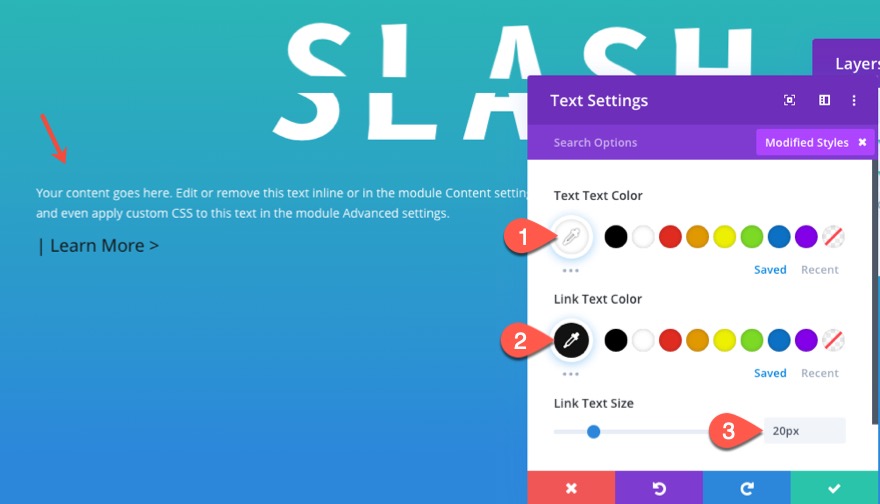 เอฟเฟกต์ข้อความอย่างเจ็บแสบ