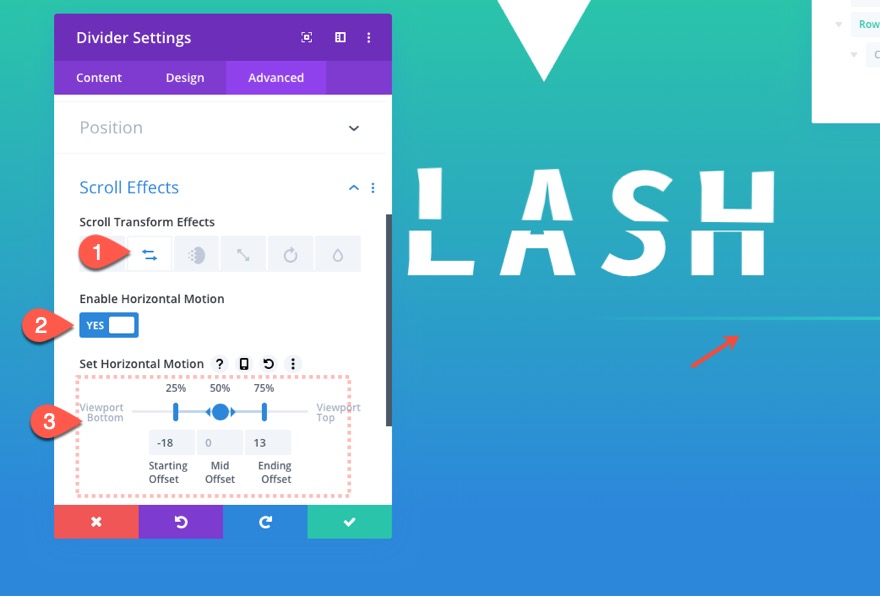 เอฟเฟกต์ข้อความอย่างเจ็บแสบ