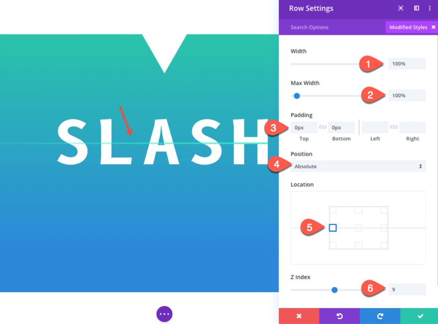 เอฟเฟกต์ข้อความอย่างเจ็บแสบ