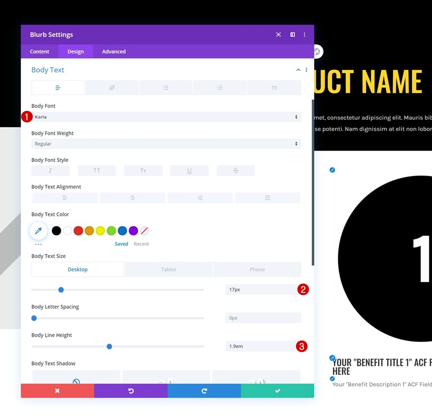 ürün fayda tablosu