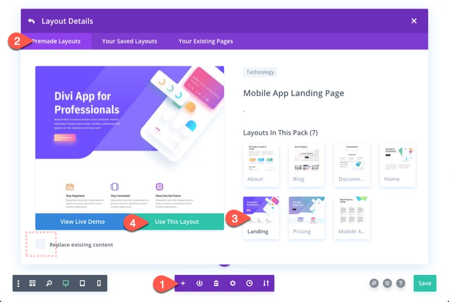 สลับโหมดมืดใน Divi