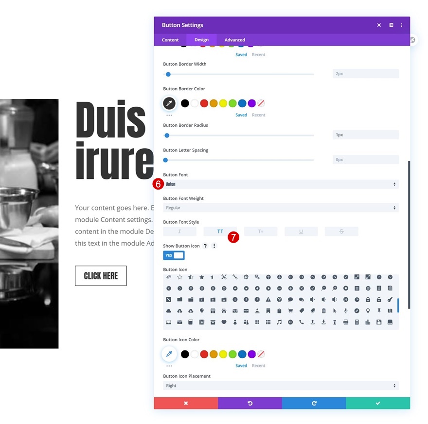 accrochage du défilement