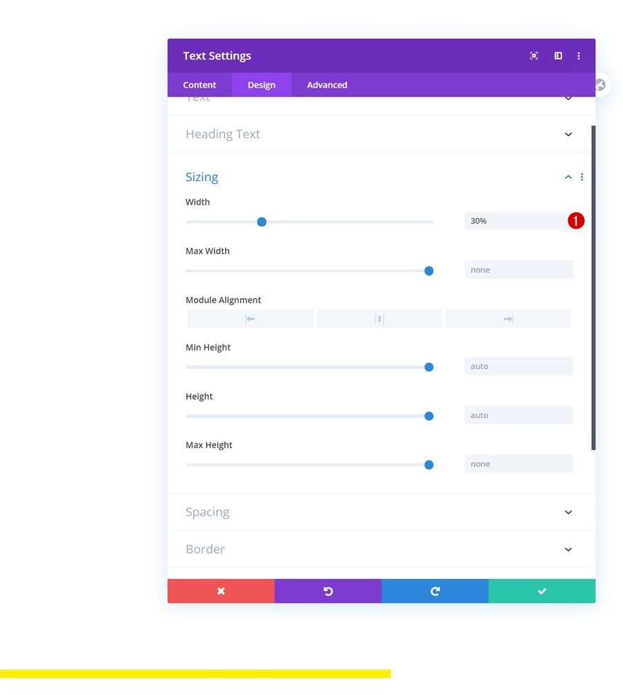 accrochage du défilement