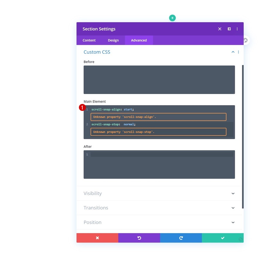 accrochage du défilement