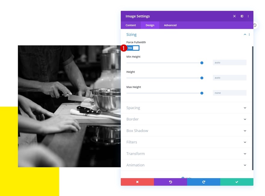 accrochage du défilement