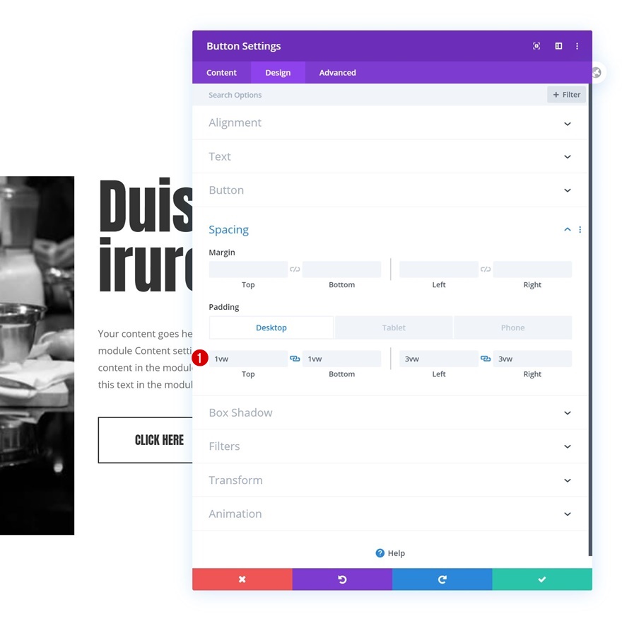 accrochage du défilement