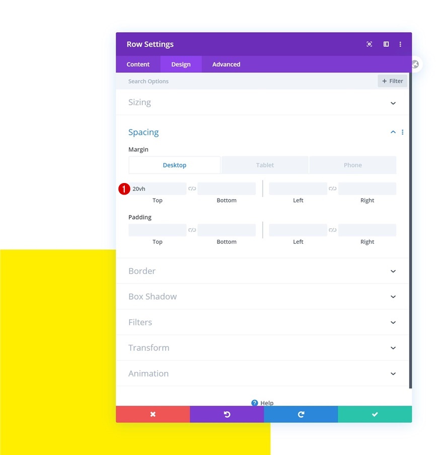 accrochage du défilement