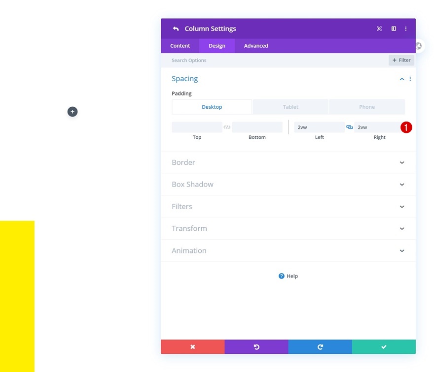 accrochage du défilement