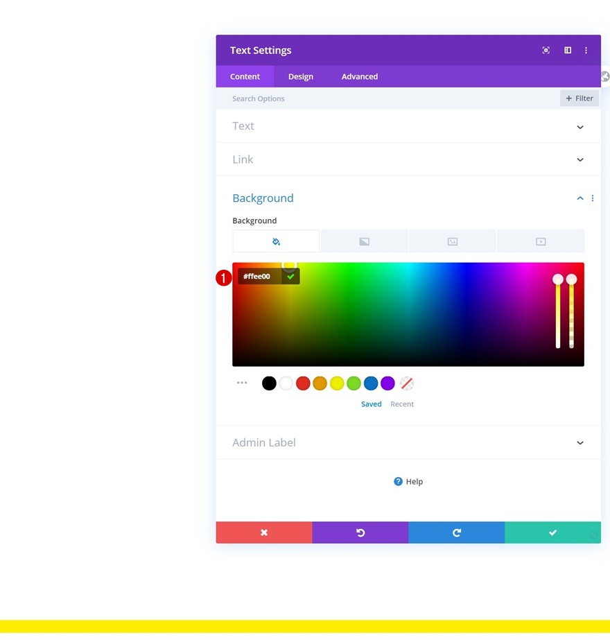accrochage du défilement