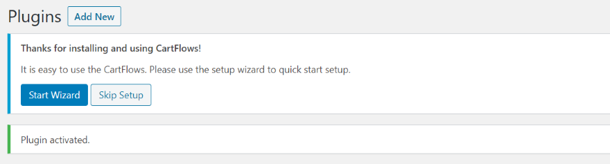 CartFlows 安装和设置