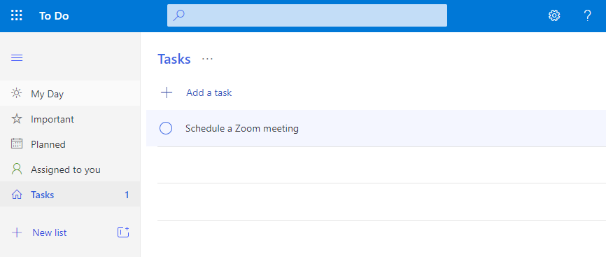 การเพิ่มงานใหม่