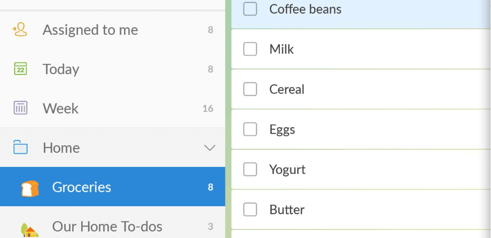 แอพ Wunderlist