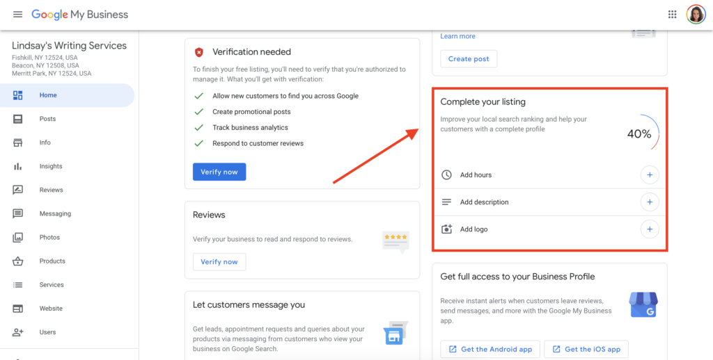 google mon entreprise