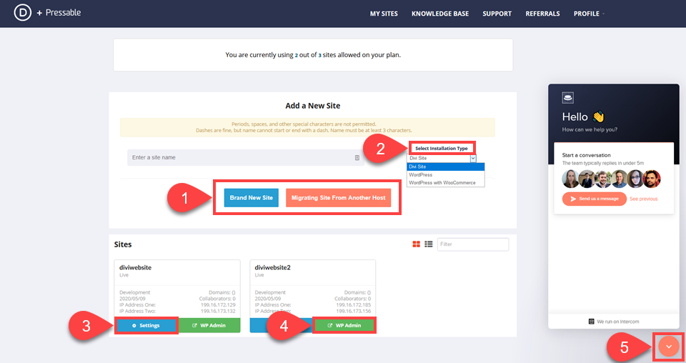 누를 수 있는 대시보드