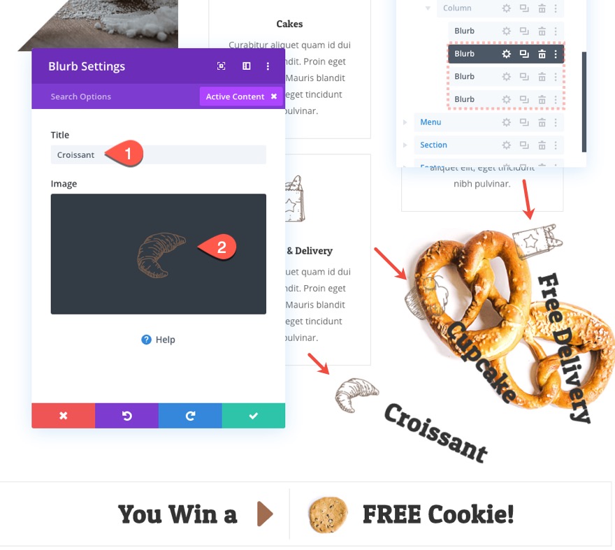 divi 위닝 스핀 스크롤 효과