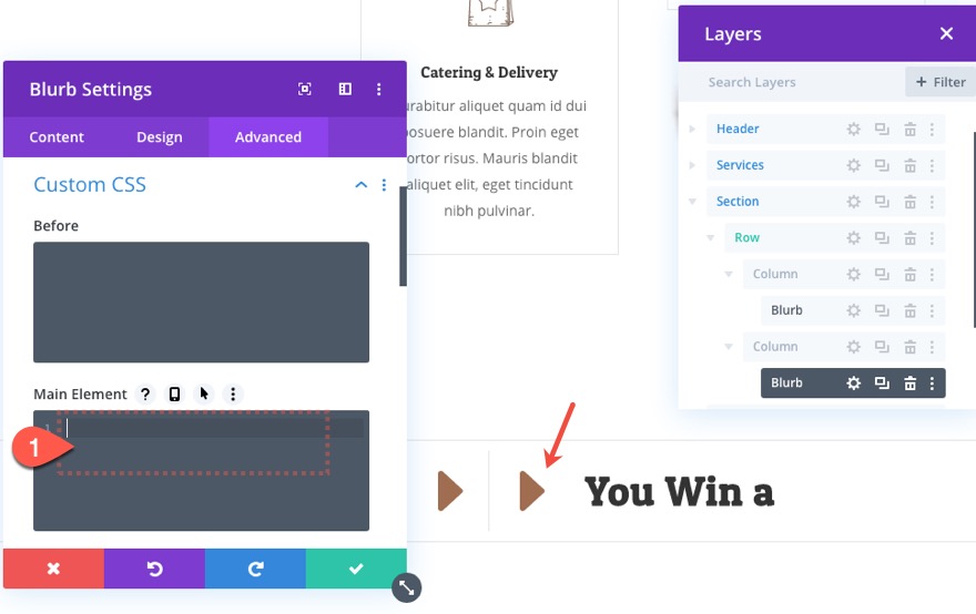divi 위닝 스핀 스크롤 효과