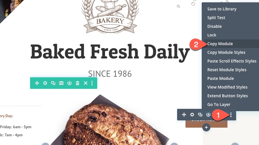 divi 위닝 스핀 스크롤 효과