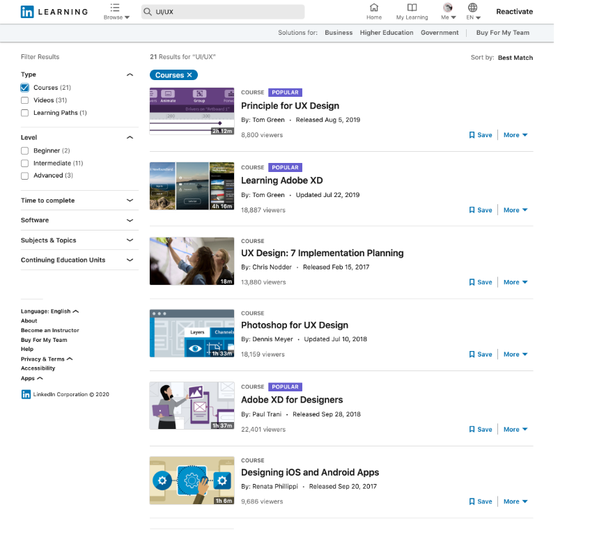 UI/UX Tasarım Kursları