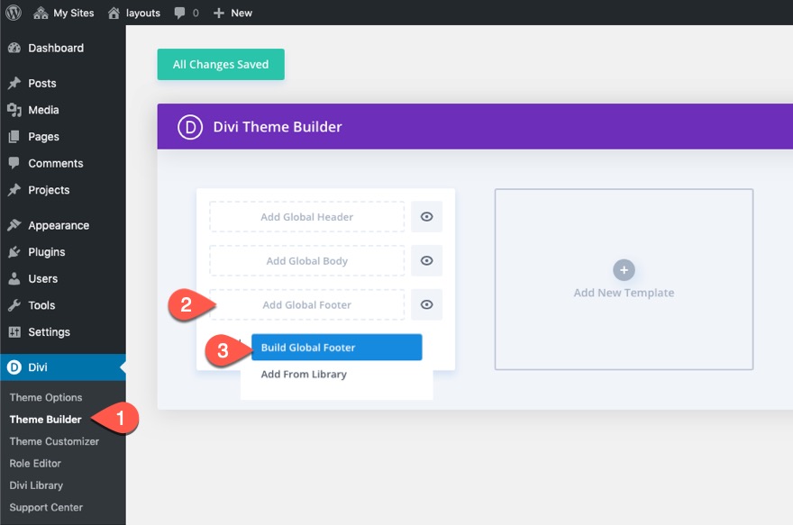 divi mobil iletişim çubuğu