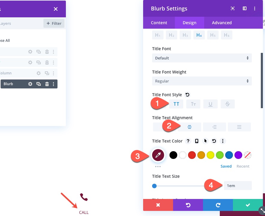 divi mobil iletişim çubuğu