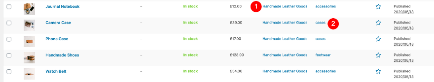 WooCommerce 產品類別頁面