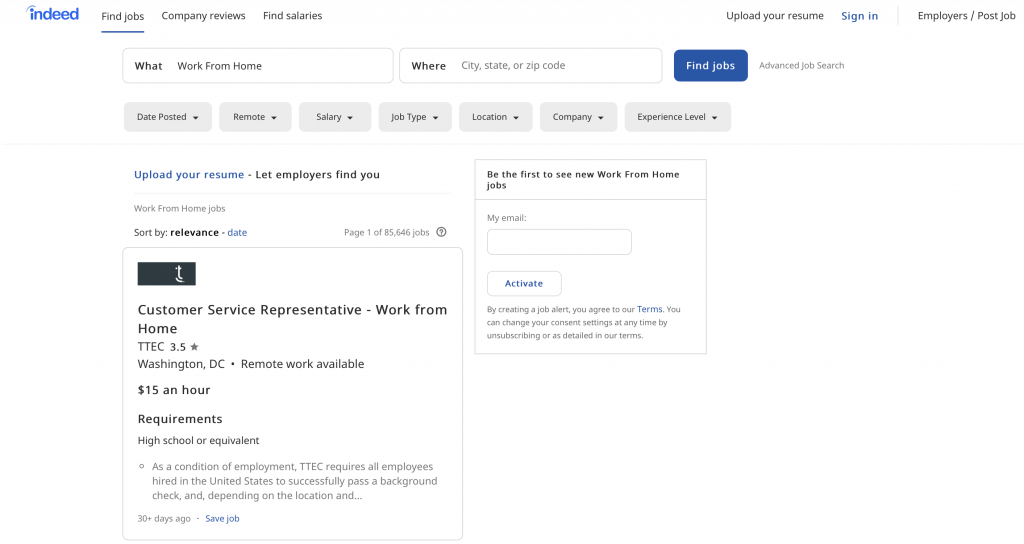 確かにホームページ