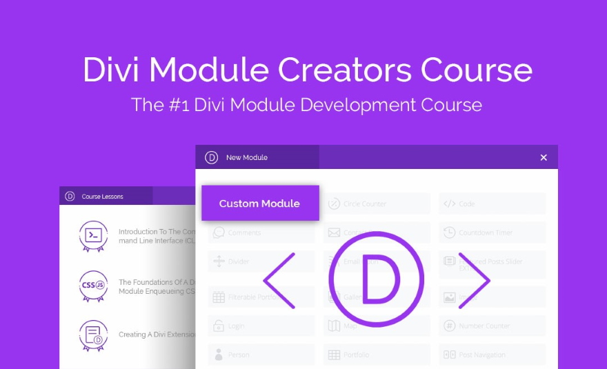 Cours de créateurs de modules Divi