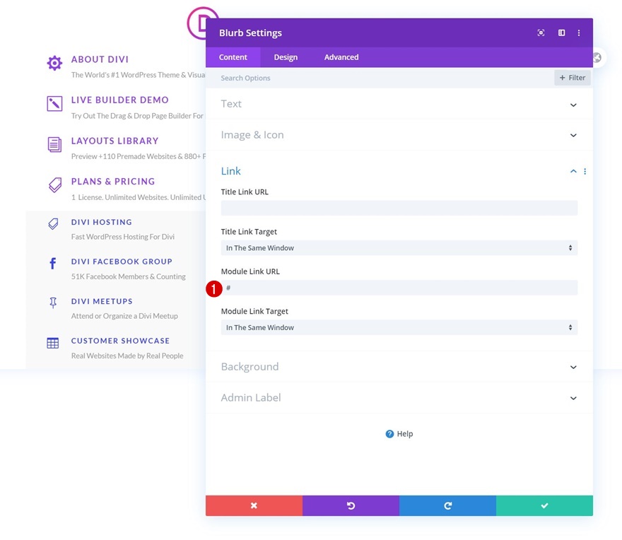 エレガントなテーマのドロップダウンメニュー