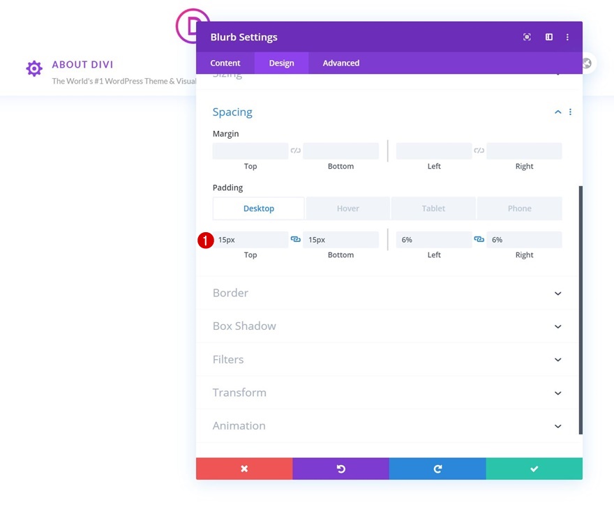 エレガントなテーマのドロップダウンメニュー