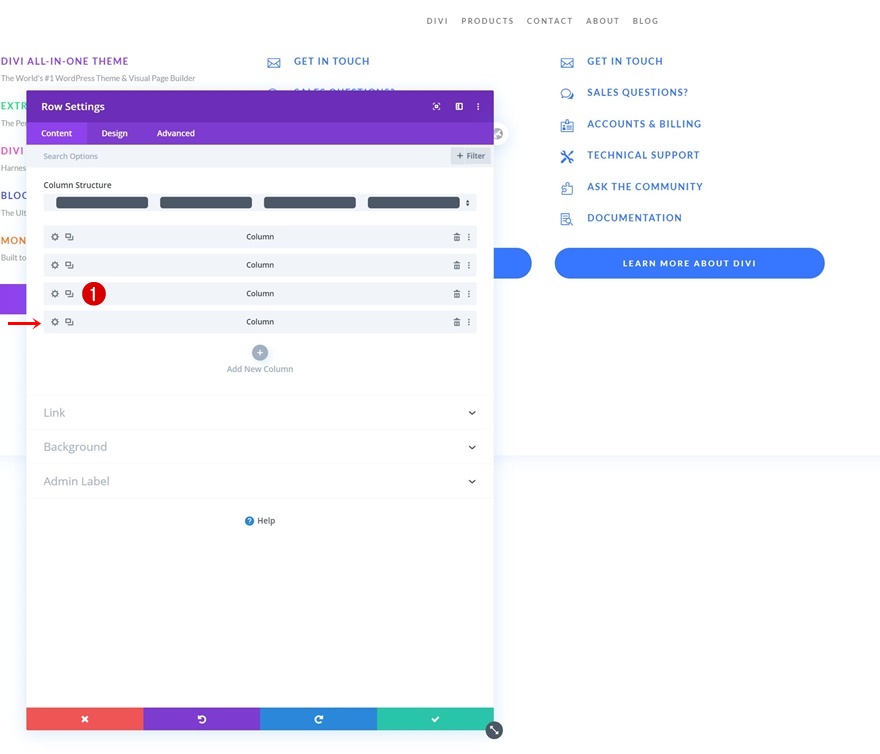 エレガントなテーマのドロップダウンメニュー
