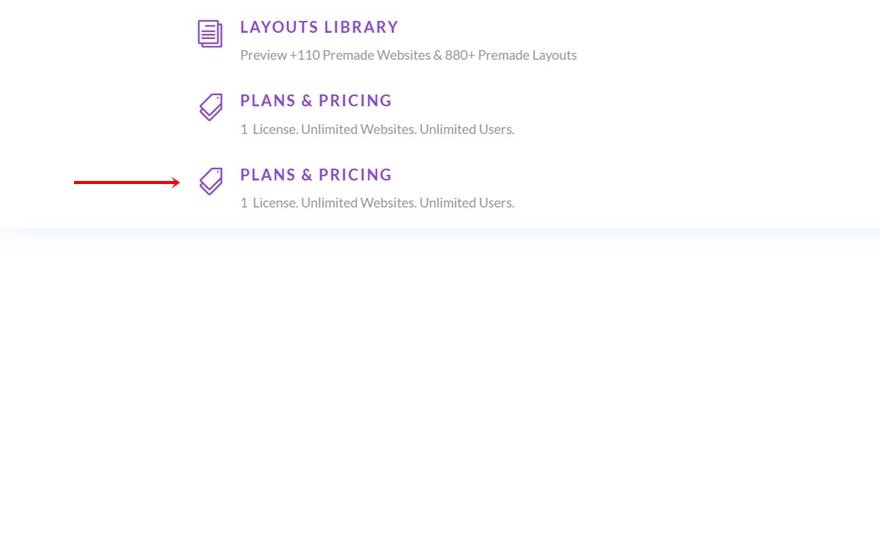 エレガントなテーマのドロップダウンメニュー