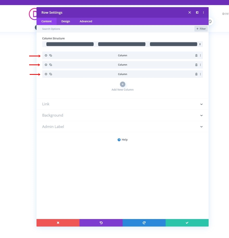 エレガントなテーマのドロップダウンメニュー