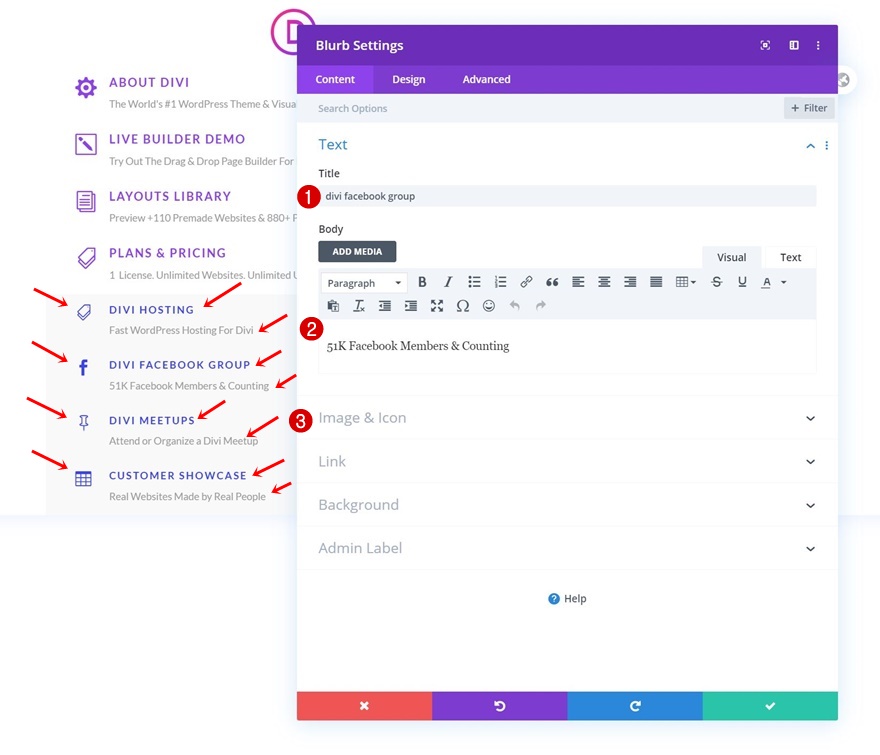 エレガントなテーマのドロップダウンメニュー
