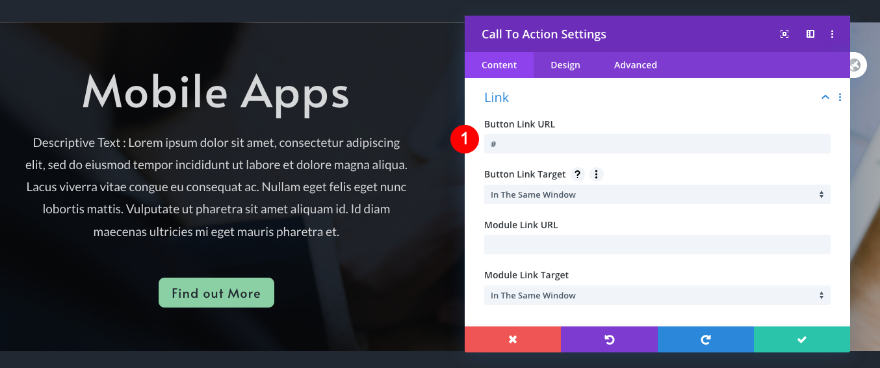 daftar navigasi portofolio yang dapat digulir