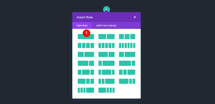 daftar navigasi portofolio yang dapat digulir